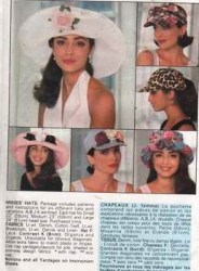 6612 12 SAILOR, VISOR, BRIM, FLOPPY HATS PATTERN S-L